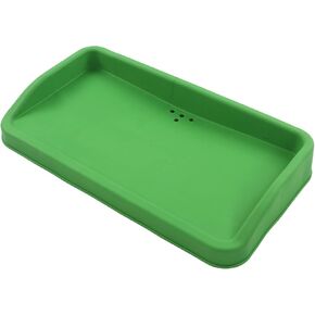 EVTSCAN Heavy Duty Rubber Golf Ball Tray, 4lb, Holds up to 100 Practice Balls, Compatible with All Hitting Mats, Range Ball Tray, Won’t Blow Away