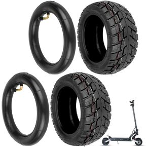 8x3.00-5 Off Road Tire with Inner Tube 8 Inch Tubeless Tire for Kaabo Mantis 8 Electric Scooter Accessories Rear Front Tire Anti-skid Shockproof (2 Set)