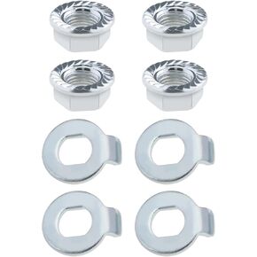 SING F LTD 4PCS Front Wheel Motor Nut Washer Set Compatible with Xiaomi M365 Essential 1S Pro Pro 2 Version Electric Scooters Replacement Parts