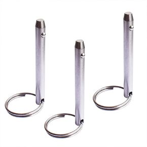 3 pcs Quick Release Pins 5/16"(8mm) Diameter 316 Stainless Steel Usable Length: 2-1/4"(57mm) Total Length 3.15"(80mm) for Bimini Top Marine Hardware