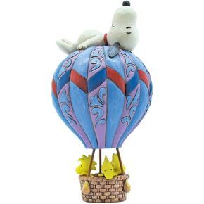 Enesco Jim Shore Peanuts Snoopy Laying on Hot Air Balloon Figurine 7 Inch