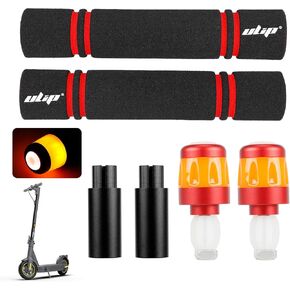 ulip Handlebar Grips Handlebar Extender Turn Signals for Segway Ninebot Max G30 G30LP G30E F30 F20 F25 F40 Electric Scooters Direction Indicators Rechargeable LED Lights