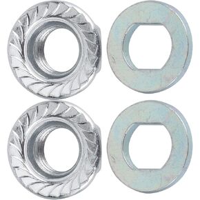 Scooter Nuts, Electric Scooter Universal Motor Nut Front Motor Wheel Steel Alloy Nuts Replacement Compatible with M365 PRO