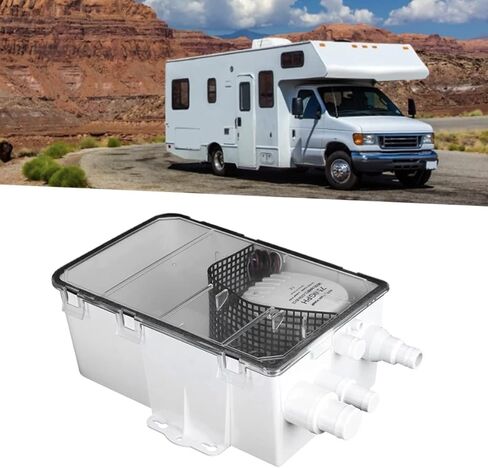 نظام مضخة حوض الدش 750 جيجا في الساعة 12 فولت، منافذ مدخل متعددة، سهلة التركيب، محمية من الإشعال، غطاء شفاف، صمام فحص على المخرج in Kuwait