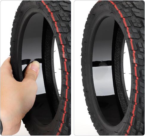 إطار ONEFOR 9.5 × 2.50 للطرق الوعرة 9.5 بوصة إطار بدون أنابيب للإصلاح الذاتي لـ Niu KQI3 Sport/Pro/Max ملحقات سكوتر كهربائي إطار بديل للعجلة الأمامية الخلفية، مع صمام فراغ in Kuwait