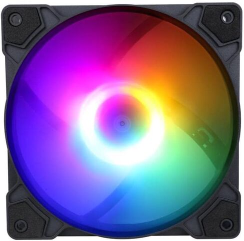 SAMA BLB 3 in 1 ARGB PC Case Fans with Fan Hub 120mm Fan 12V 5V 3Pin High Performance High Airflow Fan KIT Quiet Edition Computer Cooling Case Fan Black in Saudi Arabia