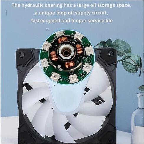 SAMA BLB 3 in 1 ARGB PC Case Fans with Fan Hub 120mm Fan 12V 5V 3Pin High Performance High Airflow Fan KIT Quiet Edition Computer Cooling Case Fan Black in Saudi Arabia