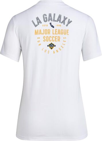 adidas Women's La Galaxy Short Sleeve Pre-Game T-Shirt in Saudi Arabia