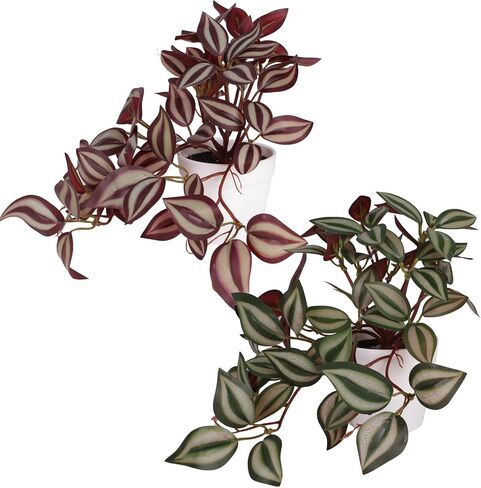 2 Packs Small Fake Plants Artificial Potted Plants for Home Decor Faux Indoor Plants for Office Desk Farmhouse Pothos Hanging Plants Green in Saudi Arabia