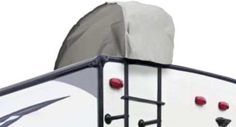 غطاء Eevelle Goldline Travel Trailer RV - مقاوم للماء، شديد التحمل، درجة بحرية، حماية من الأشعة فوق البنفسجية، متين، مسامي، مضاد للتعفن - أسمر ضارب للصفرة - رمادي in Kuwait