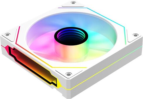 SAMA YF1202I مراوح حافظة PWM ARGB120mm باللون الأسود، 4Pin PWM 5V 3Pin ARGB تدفق هواء عالي منخفض الضوضاء مروحة تبريد مرآة لا متناهية in Kuwait
