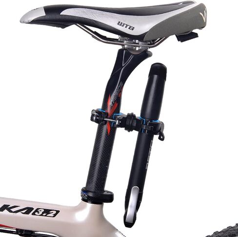 2 Pcs 360 Degree Rotating Bike Light Holder Bike Light Stand Bicycle Bike Flashlight Holder Universal Bike Flashlight Mounting Accessories (White) in Saudi Arabia