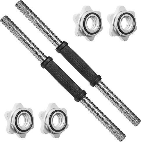 A2ZCARE Standard Dumbbell Handles, 1 inch Dumbbell Handles, Adjustable Dumbbells Handles 1 inch Pair Fit Weight Plate 1 inch - Multiple Options 14 to 24 inch in Saudi Arabia