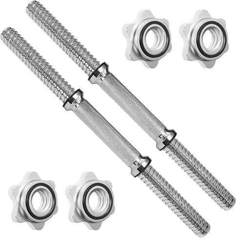 A2ZCARE Standard Dumbbell Handles, 1 inch Dumbbell Handles, Adjustable Dumbbells Handles 1 inch Pair Fit Weight Plate 1 inch - Multiple Options 14 to 24 inch in Saudi Arabia