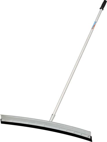 Unger Professional AquaDozer Max Kit – 36" Smooth Surface Curved Floor Squeegee & 48" Dual End Pole – Floor Scrubber, Floor Squeegee for Concrete Floors & Asphalt, Squeegee Broom in Saudi Arabia