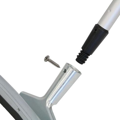 Unger Professional AquaDozer Max Kit – 36" Smooth Surface Curved Floor Squeegee & 48" Dual End Pole – Floor Scrubber, Floor Squeegee for Concrete Floors & Asphalt, Squeegee Broom in Saudi Arabia