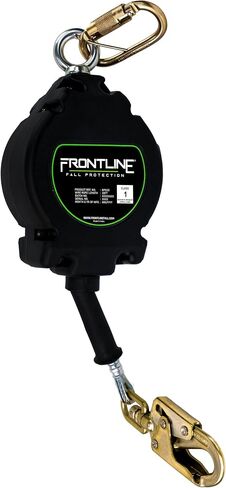 Frontline RPG30 Cable Single Leg 30ft SRL with Steel Snap Hook End.| Roofing | Construction | Personal Fall Arrest Protection | Galvanized Steel Retractable Lifeline/Safety Yoyo in Saudi Arabia