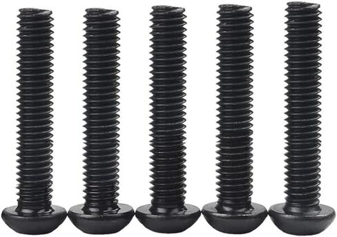 Universal Button Head Screws M7 Hex Socket Cap Bolts 1.0mm Pitch Fine Thread Alloy Steel Allen Screw (Button Head Socket Cap Screws, M7x20-1.0) in Saudi Arabia
