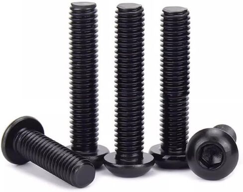 Universal Button Head Screws M7 Hex Socket Cap Bolts 1.0mm Pitch Fine Thread Alloy Steel Allen Screw (Button Head Socket Cap Screws, M7x20-1.0) in Saudi Arabia
