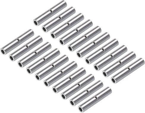 MECCANIXITY 300Pcs Non Insulated Butt Connectors 22-18AWG Wire Connector BN0.75 for Electrical Wire Crimp Ferrule Terminals in Saudi Arabia