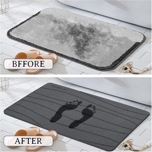 Stone Bath Mat,Diatomaceous Earth Bath Mat,Non-Slip Super Fast Stone Bath Mats for Bathroom Water Absorbent Quick Stone Dish Drying Mat,Stone Mat Bathroom Rugs,Pets Mat Easy to Clean in Saudi Arabia