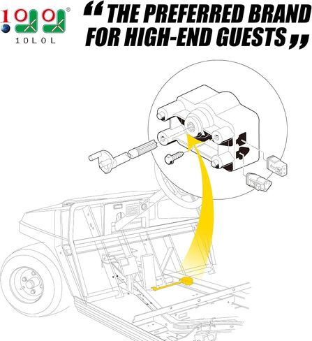 10L0L Golf Mcor Cast Drive Bar لسيارة Club Car DS 102101001 in Saudi Arabia