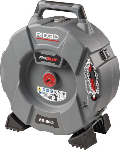 RIDGID 64273 نموذج K9-204 مجموعة آلة تنظيف الصرف FlexShaft لأنابيب 2 "-4" in Saudi Arabia