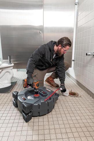 RIDGID 64273 نموذج K9-204 مجموعة آلة تنظيف الصرف FlexShaft لأنابيب 2 "-4" in Saudi Arabia