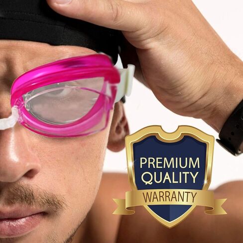 Water Gear No-Leak Anti-Fog Goggles - Adjustable Split Headband - UV Protection Wide Angle Lens in Saudi Arabia