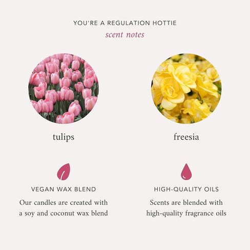 Mean Girls Inspired Scented Candle: On Wednesdays We Wear Pink - Toasted Strawberry Strudel Scented, 9oz, 50 Hour Burn, Vegan Soy & Coconut Blend Candle for Home Decor, Gift for Women & Men in Saudi Arabia