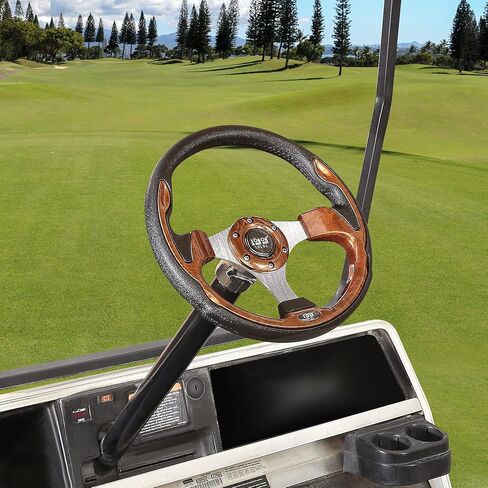 10L0L Universal 12.5 inch Golf Cart Steering Wheel for Yamaha G29 Drive, EZGO TXT RXV, Club Car DS Precedent and others in Kuwait