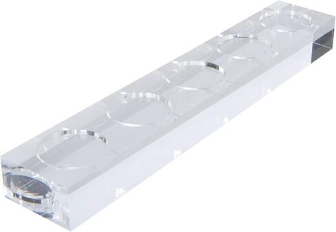 حامل شموع Allume Votive Tealight - حامل شموع مربع الشكل أنيق ومربع للطاولة لحفلات الزفاف، ديكور المنزل، الاحتفالات، الذكرى السنوية، المنزل والمطبخ، 5 قطار جيد in Kuwait