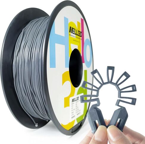 HEllO3D TPU Filament 1.75mm Flexible 3D Printer Filament,95A Soft 3D Printer Filament,TPU Elastomer 3D Filament,Vacuum Packed,Dimensional Accuracy +/- 0.05mm,800g Spool (1.76 lbs)(Transparent Red) in Saudi Arabia