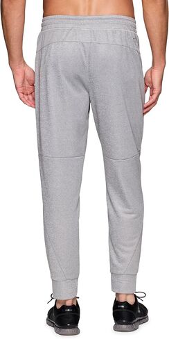 RBX Workout Joggers for Men, Lightweight French Terry Quick Drying X-Dri Sweatpants with Zipper Pockets for Gym, Loungewear in Saudi Arabia