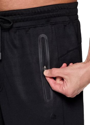 RBX Workout Joggers for Men, Lightweight French Terry Quick Drying X-Dri Sweatpants with Zipper Pockets for Gym, Loungewear in Saudi Arabia