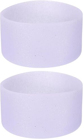 uxcell Silicone Boot Sleeve for Water Bottles Bottom Diameter of Silicone Water Bottle Bottom Sleeve for Tumbler, Non-Slip Protector Sleeve Cover Boot in Saudi Arabia