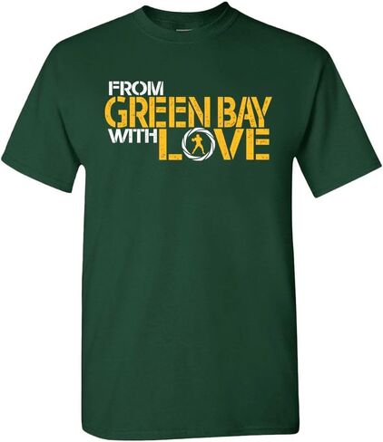 من Green Bay with Love - تي شيرت رجالي لعشاق كرة القدم in Kuwait