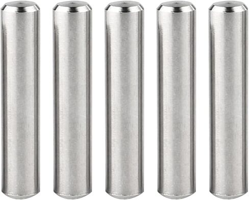 5 قطعة M6x40mm وتد دبابيس 304 الفولاذ المقاوم للصدأ أسطواني دبوس أوتاد دعم الرفوف ربط العناصر GB119 ثابت دبوس رمح in Saudi Arabia
