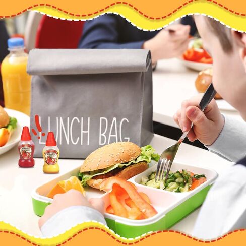 زجاجة كاتشب صغيرة من سوبيتو لصندوق الغداء 40 مل (1.4 أونصة) زجاجات ضغط مضادة للتسرب وقابلة لإعادة الاستخدام وموزعات صلصة العسل المحمولة للأطفال البالغين، 6 قطع in Kuwait