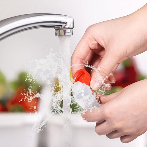 زجاجة كاتشب صغيرة من سوبيتو لصندوق الغداء 40 مل (1.4 أونصة) زجاجات ضغط مضادة للتسرب وقابلة لإعادة الاستخدام وموزعات صلصة العسل المحمولة للأطفال البالغين، 6 قطع in Kuwait