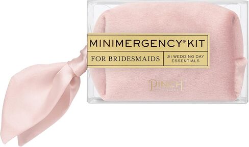 Pinch Provisions Velvet Minimergency Kit for Bridesmaids, includes 21 Emergency Wedding Day Must-Have Essentials, Perfect Bridal Shower and Bridesmaids Proposal Gift in Saudi Arabia