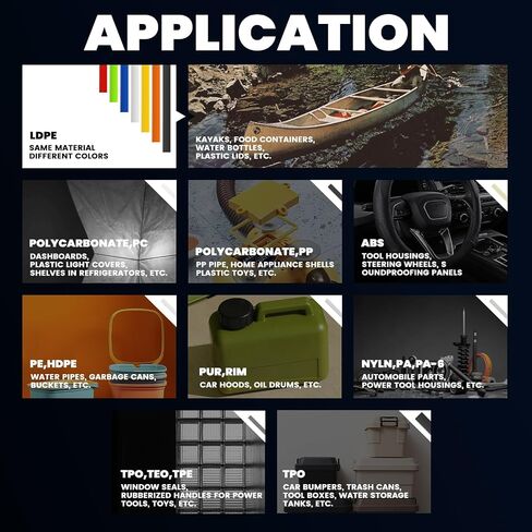 Allturn 182PK Plastic Welding Rods For Repairing Plastic Bumpers,Kayaks,And Other Plastic Products. in Saudi Arabia