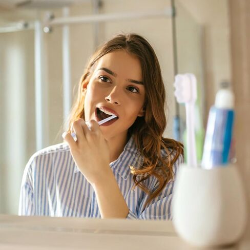 فرشاة أسنان سيلين، فرشاة أسنان فائقة النعومة على شكل حرف S، فرشاة أسنان يدوية مايكرو نانو مع 20000 شعيرة ناعمة للثة الحساسة، النساء الحوامل، كبار السن، الأطفال (3 قطع)، أخضر أسود أبيض in Saudi Arabia