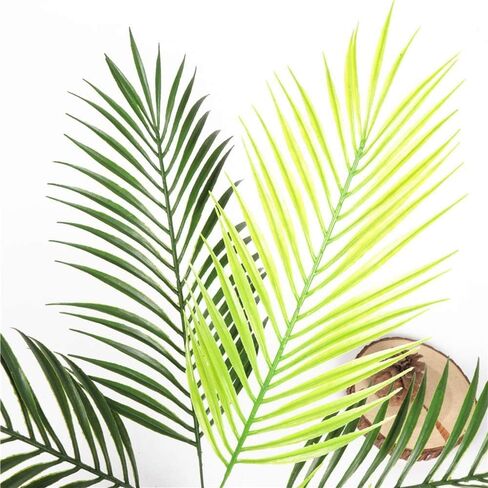 Artificial Palm Tree 1Pack, Fake Plants Plastic Greenery Tropical Shrubs Faux Leaves for Home Indoor Outdoor Decor Garden DIY Basket Planter Filler Wedding Party Decoration Ornaments in Saudi Arabia