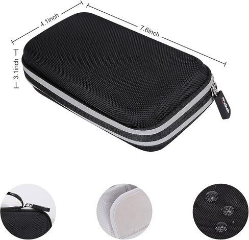 Mchoi Hard Carrying Case Fits for Anykit/ROTEK Digital Otoscope, Case Only Gray in Saudi Arabia