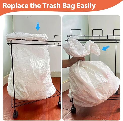 Garbage Bag Holder Portable Trash Rack Can with 30 PCS Trash Bags Outdoor Waste Bins Camping Trash Can for Indoor Outdoor RV Picnic Kitchen Home Use in Saudi Arabia