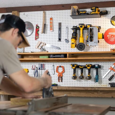 مجموعة أدوات تنظيم أدوات الطاقة من StoreYourBoard، تحمل المثاقب والأدوات الكهربائية، والرف، ورف تخزين المرآب المثبت على الحائط in Kuwait