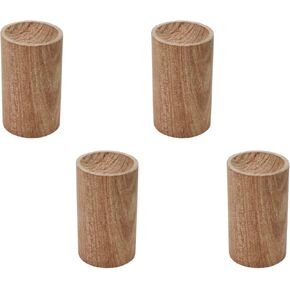 4 Pcs Wood Essential Oil Diffusers, Small Round Wooden Diffusers for Essential Oils Wooden Aromatherapy Diffusers Diameter 1.2 Inch(Rosewood)