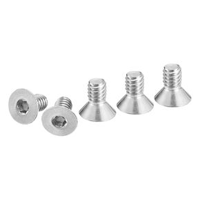 1/4-20 x 1/2" Flat Head Socket Cap Screws, 25 Pack 304 Stainless Steel Hex Socket Flat Head Screws, Full Thread, Countersunk Bolts
