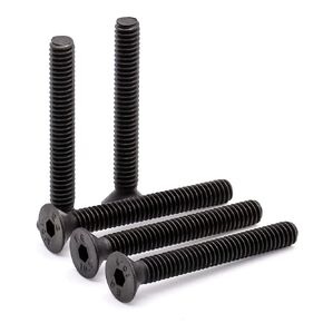 Glvaner 5/16-18 x 3/4 inch Flat Head Socket Cap Screws Bolts 20 pcs10.9 Grade Alloy Steel Black Oxide Finish Full Thread